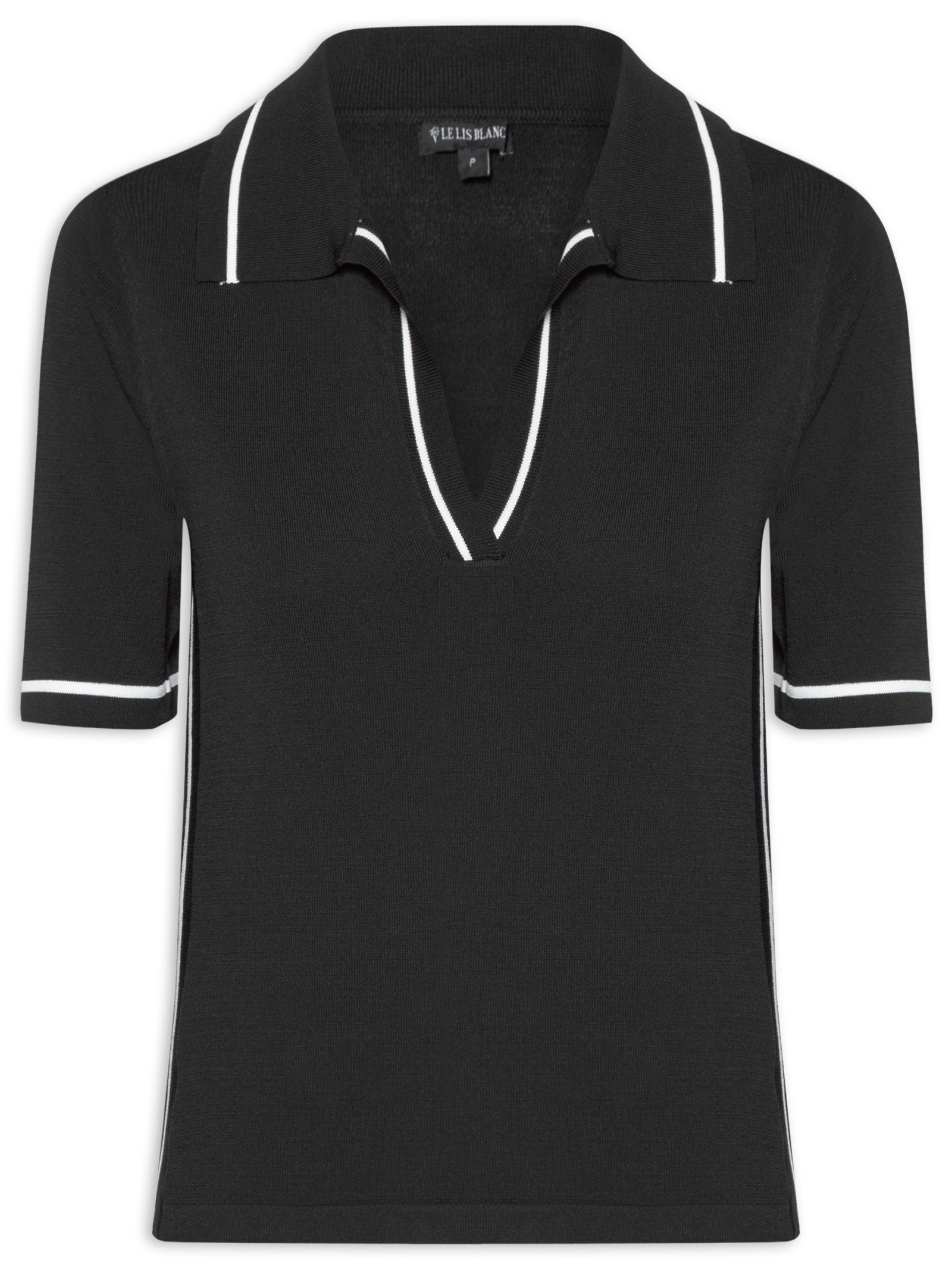 Le Lis - Polo Feminina Paloma - Preto