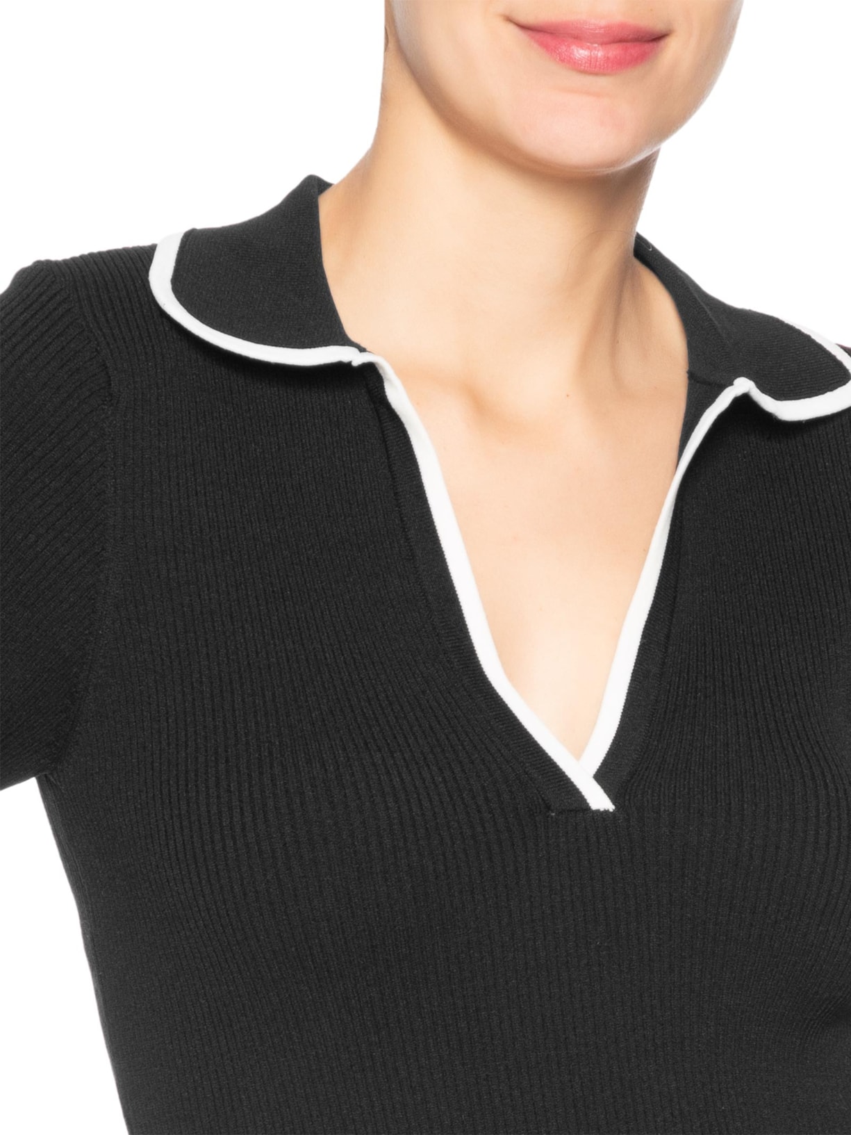 Polo Feminina Pat – Preto Le Lis