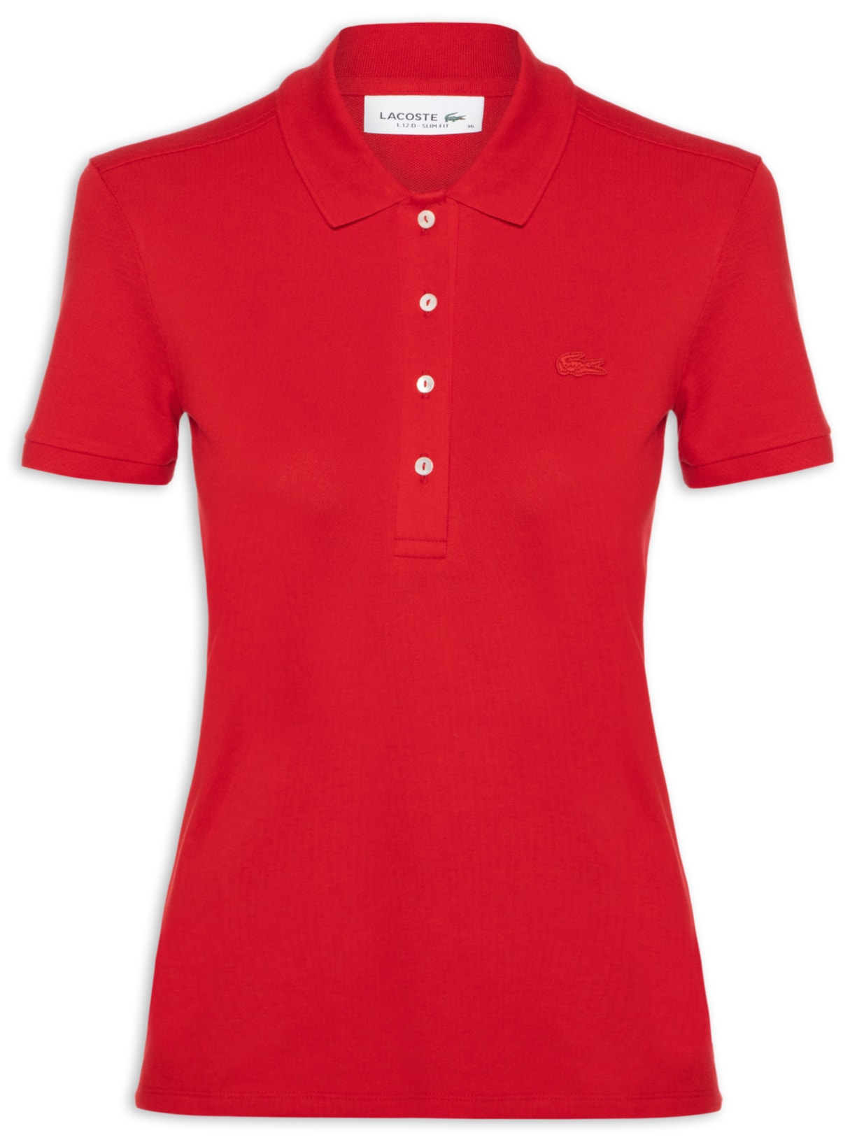 Polo Feminina Piquet - Vermelho