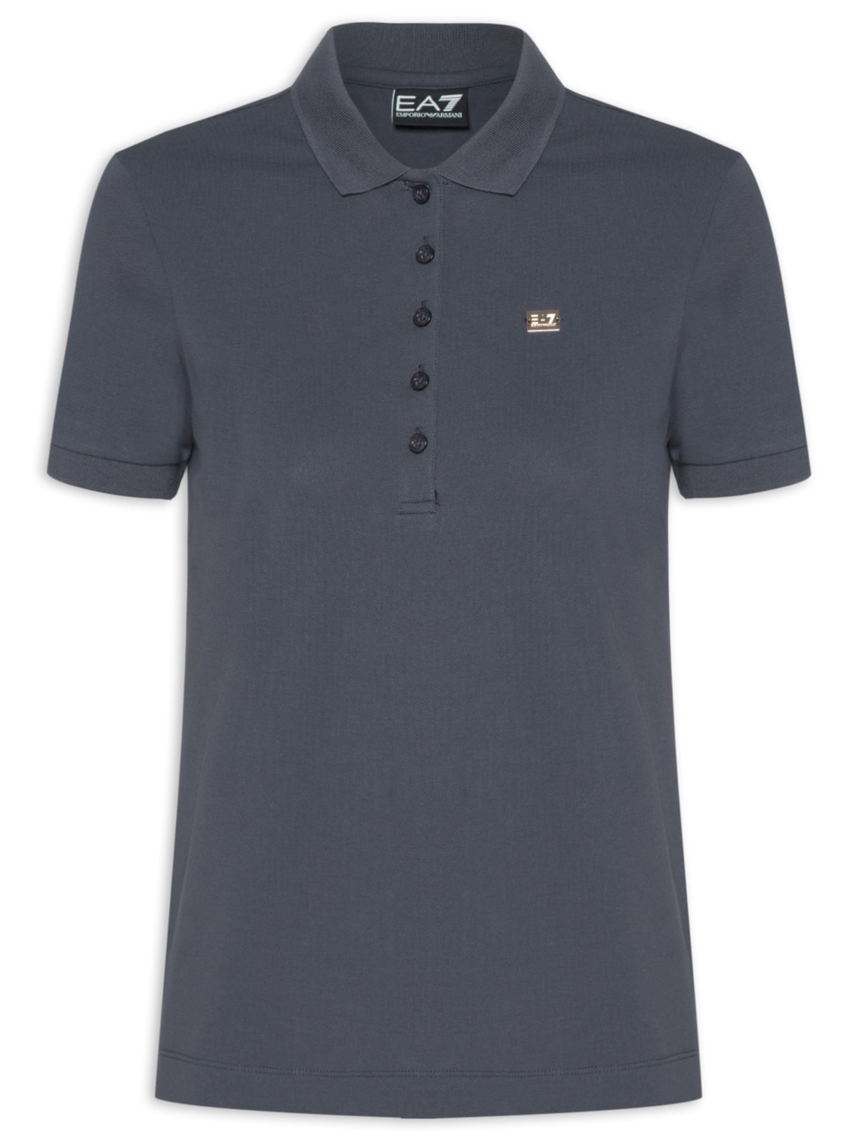 Polo Feminina Shirt Azul Ea7 Emporio Armani