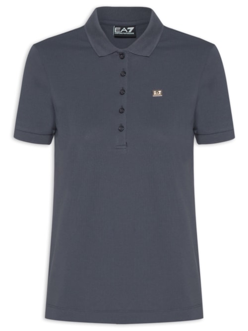 Polo Feminina Shirt - Azul