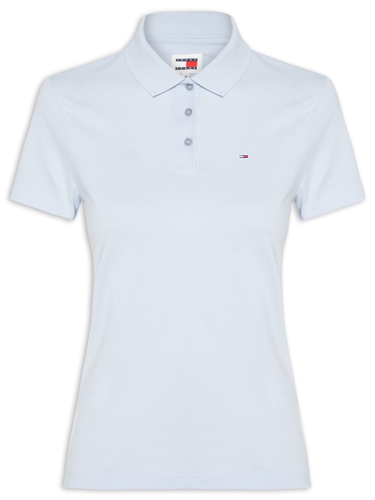 Polo Feminina Slim Essential - Azul