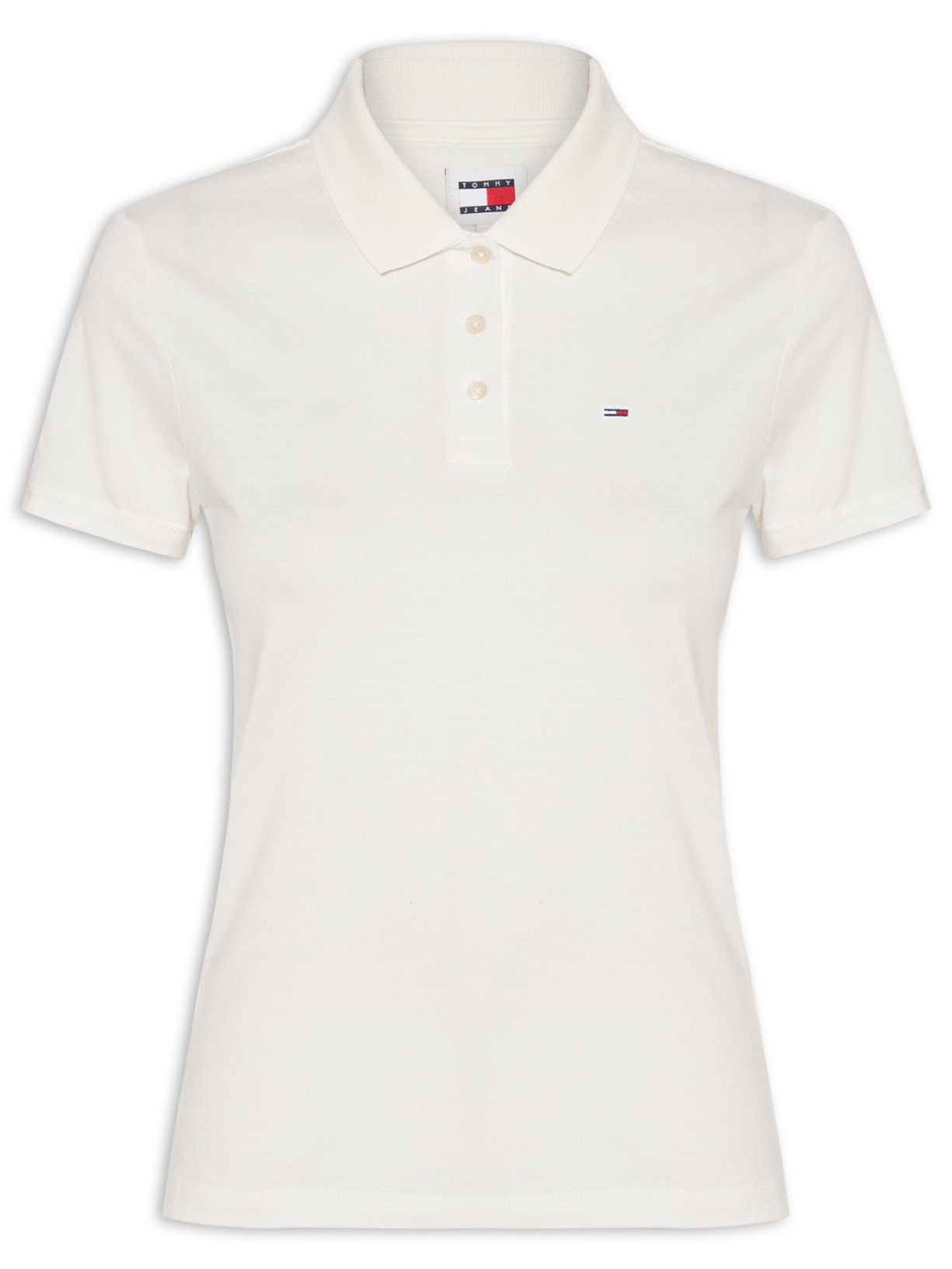Polo Feminina Slim Essential - Off White