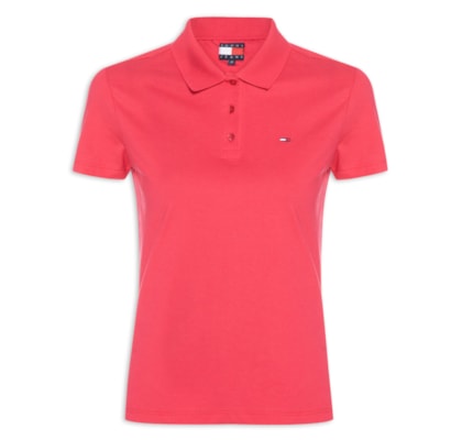 Polo Feminina Slim Essential - Rosa