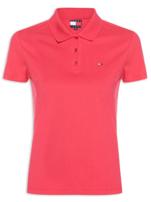 Polo Feminina Slim Essential - Rosa