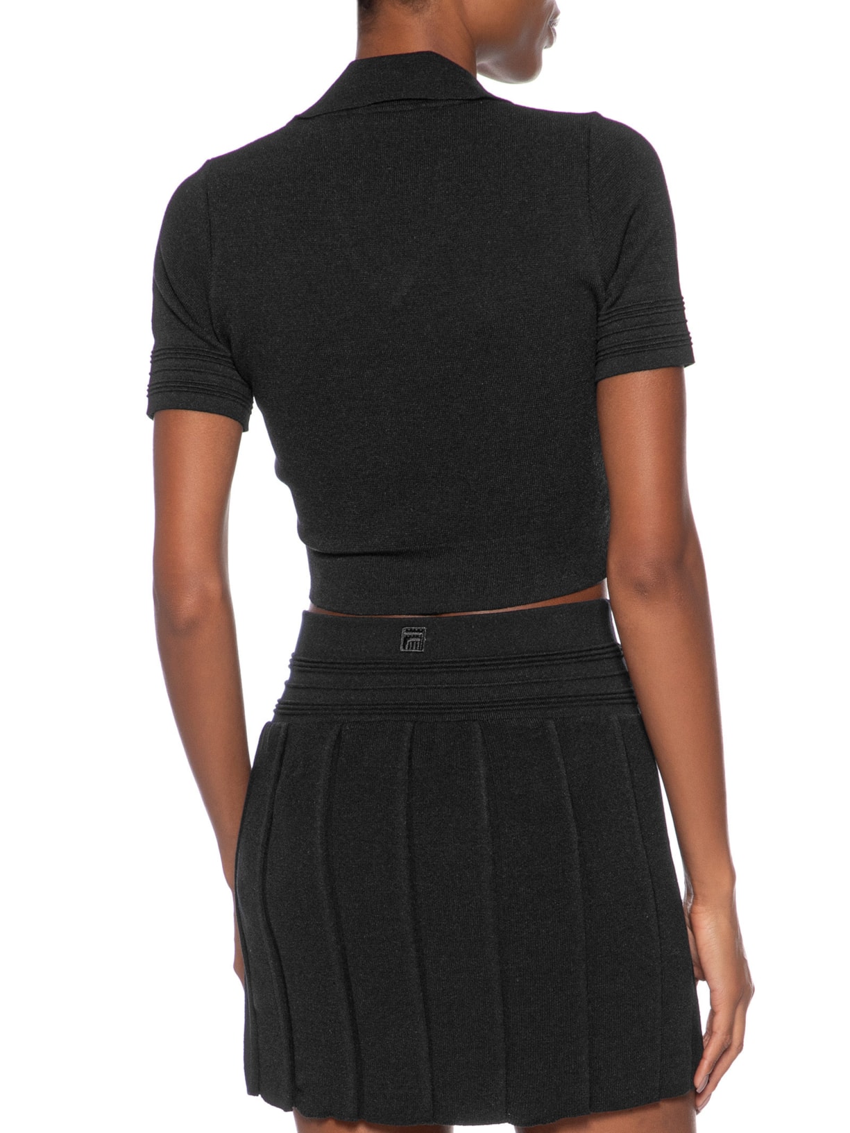 Polo Feminina Slim Grand Turismo Preto Fila