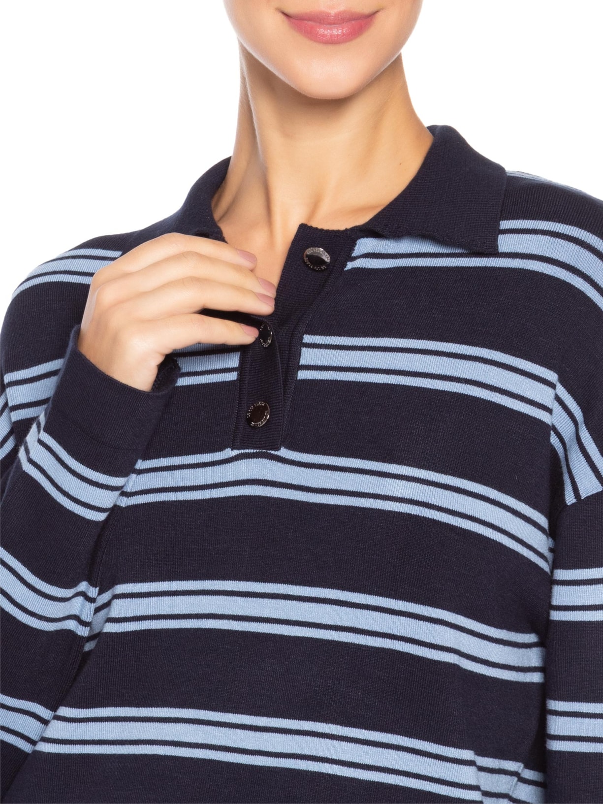 Polo Feminina Tracie Azul Le Lis