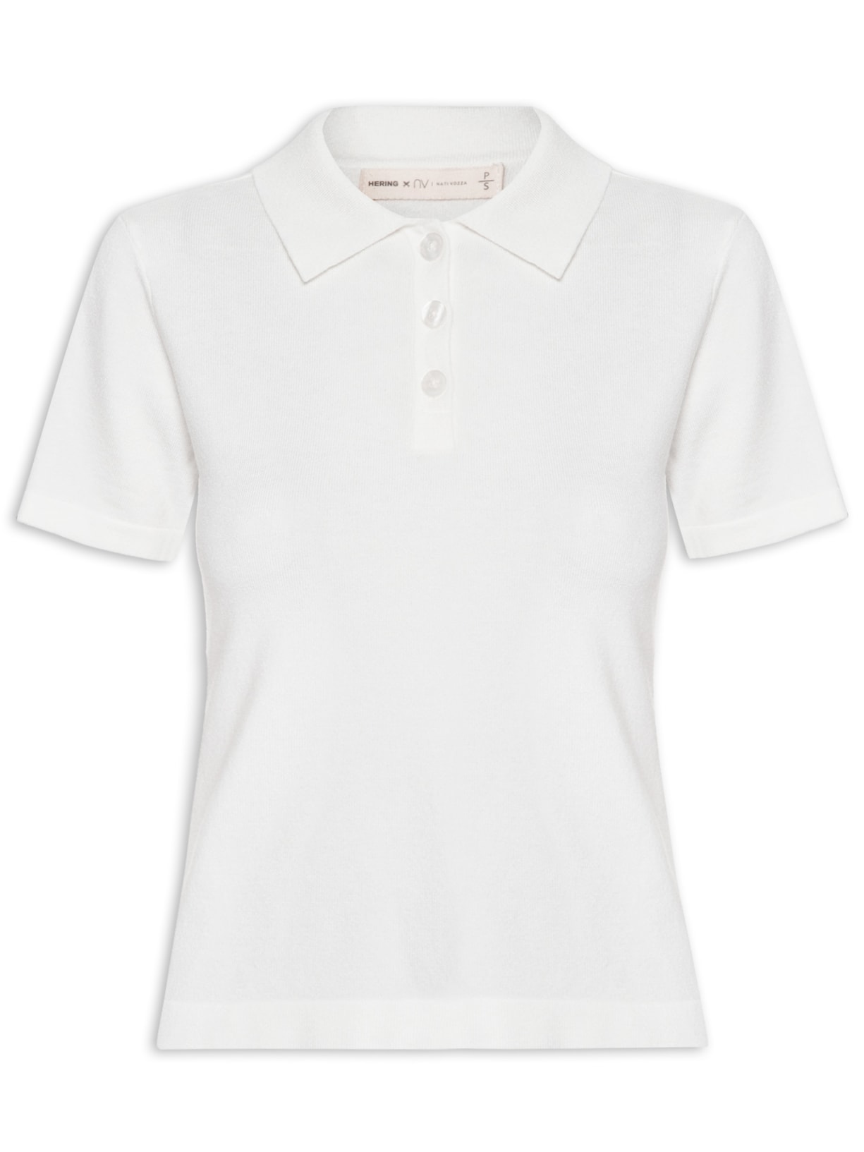 Polo Feminina Tricot - Off White