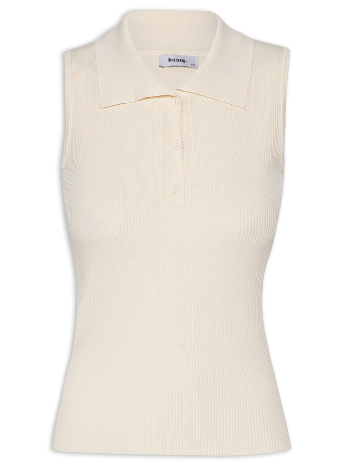 Polo Feminina Tricot - Off White