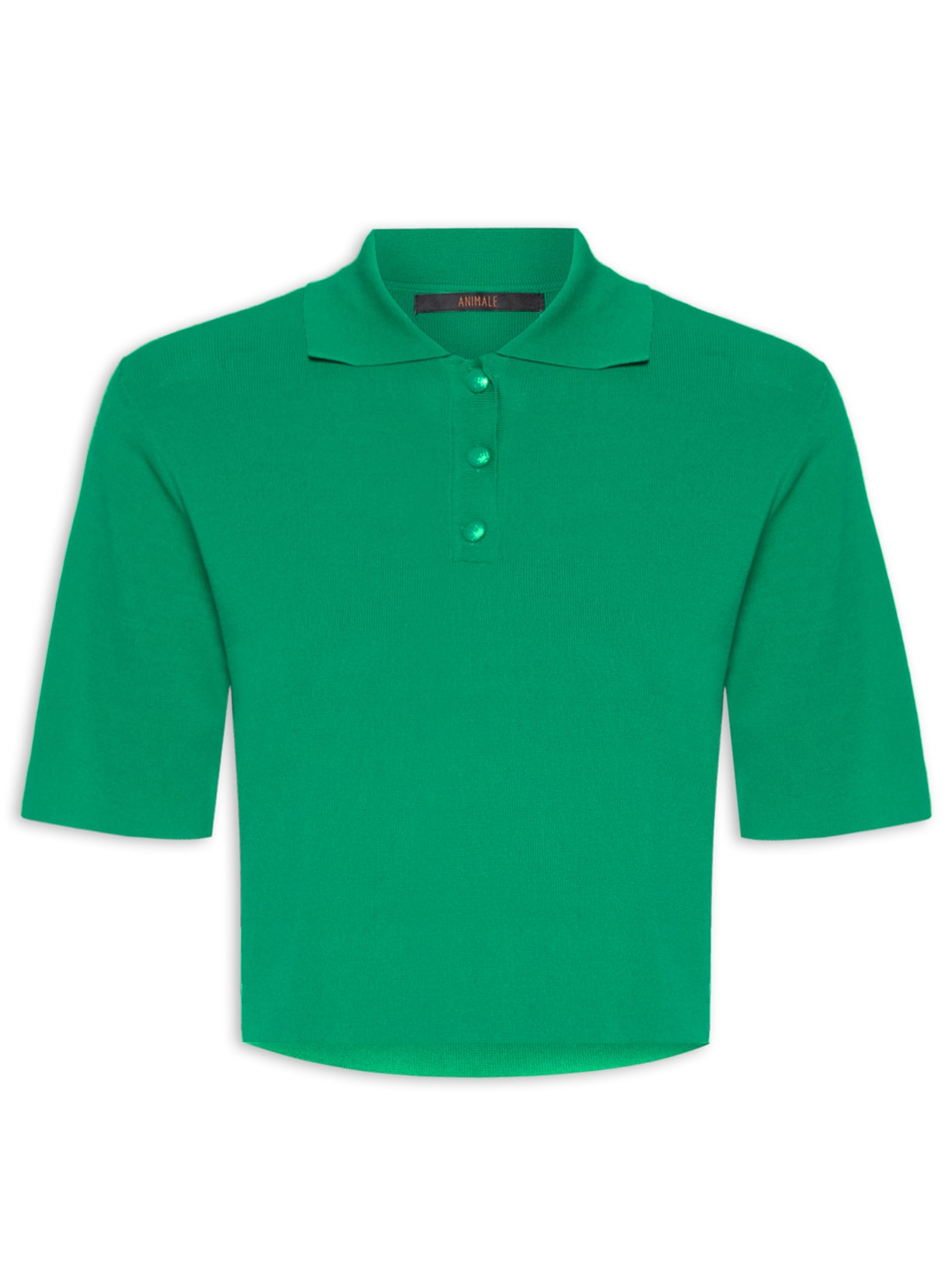Polo Feminina Tricot - Verde