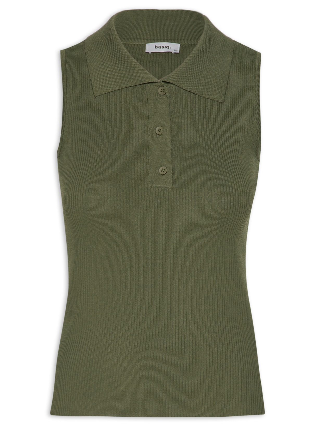 Polo Feminina Tricot - Verde