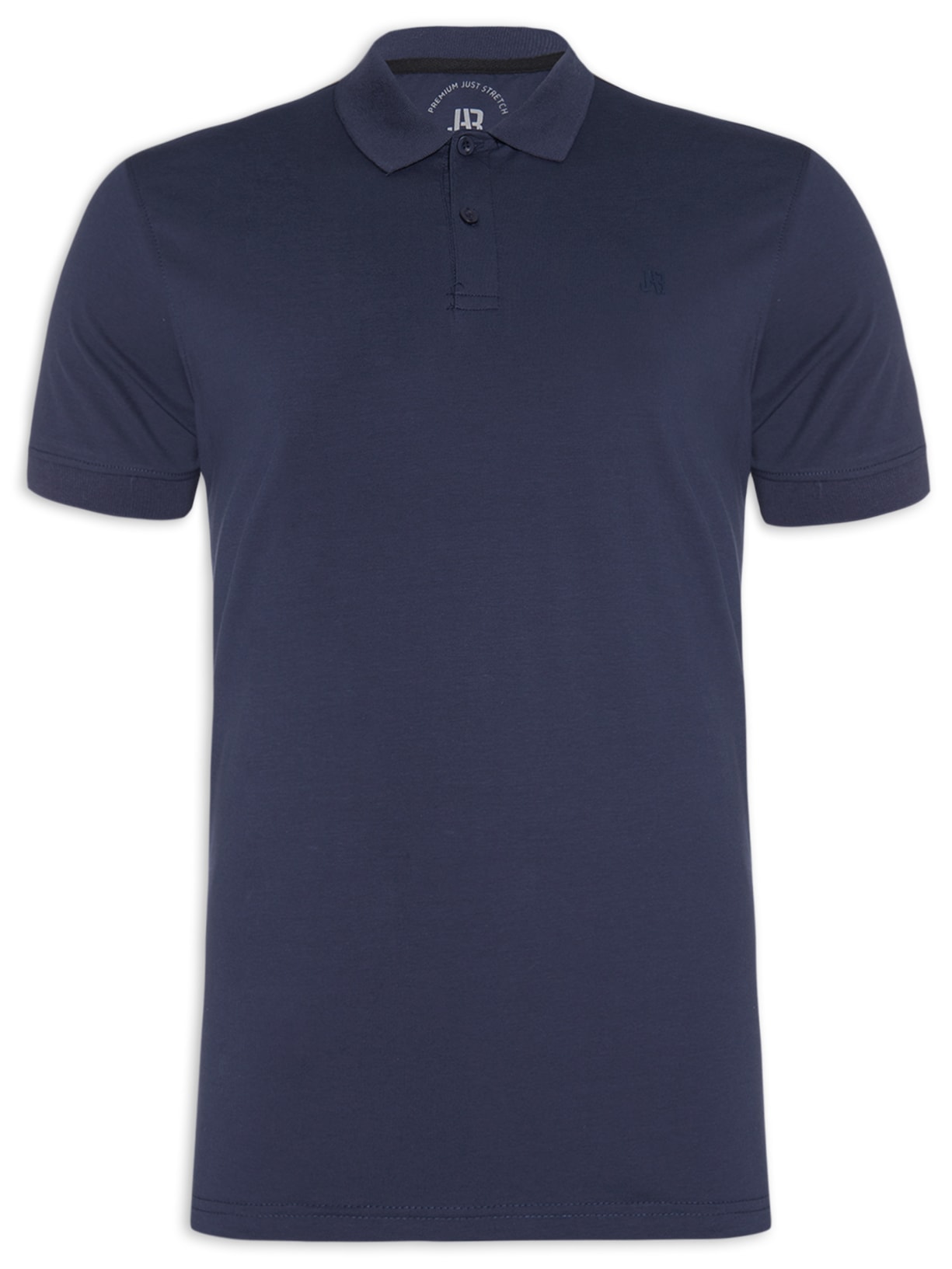 Pólo Jersey Premium Cotton Stretch - Azul