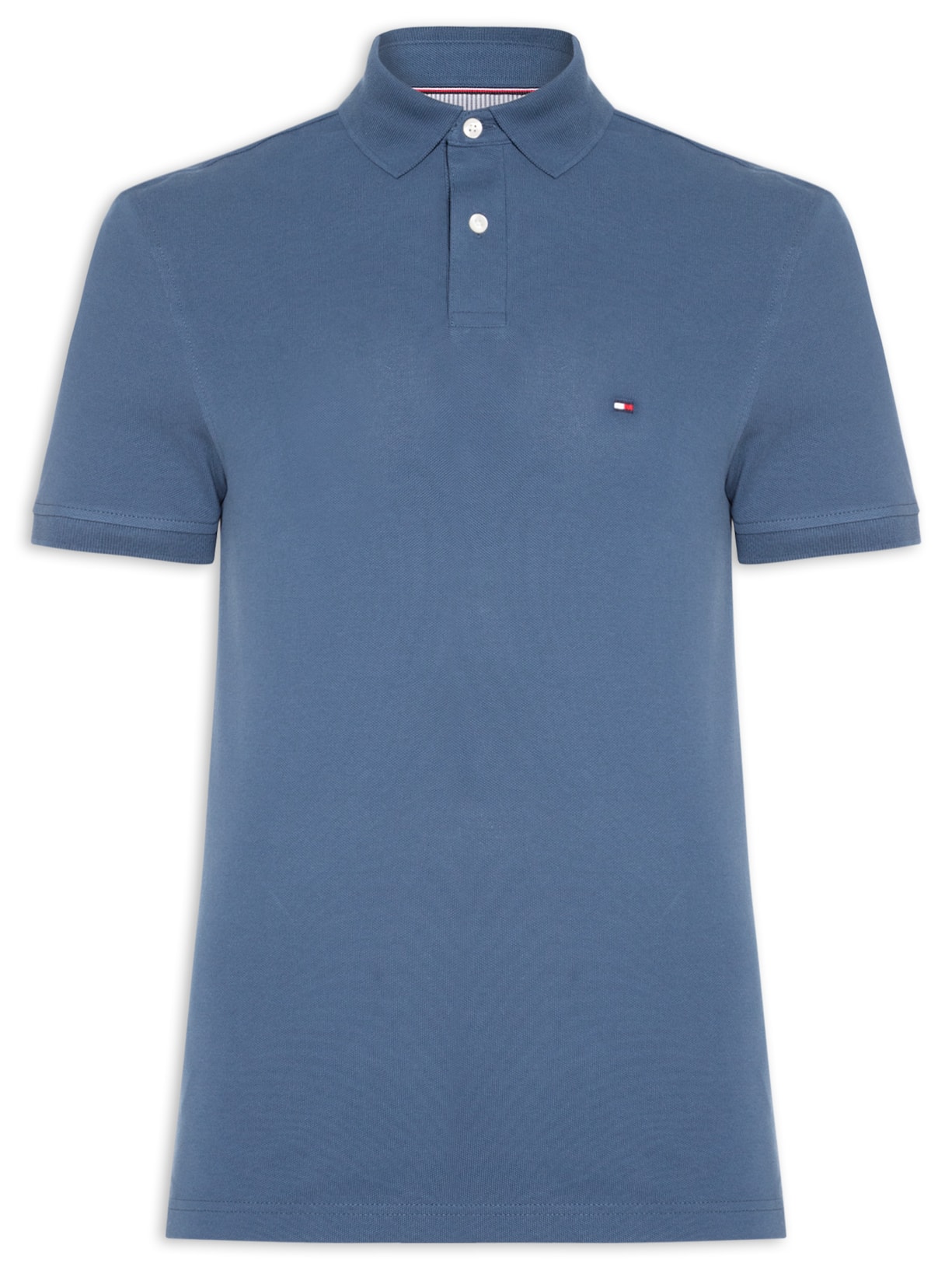 Polo Masculina 1985 Regular Fit Algodão Orgânico - Azul