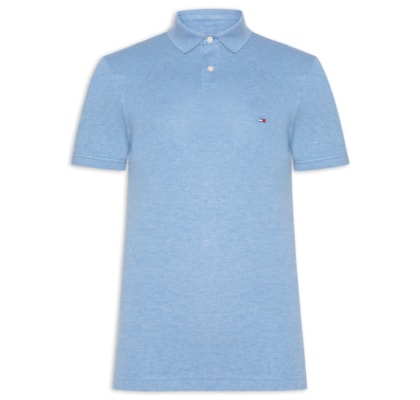 Polo Masculina 1985 Regular Fit Algodão Orgânico - Azul