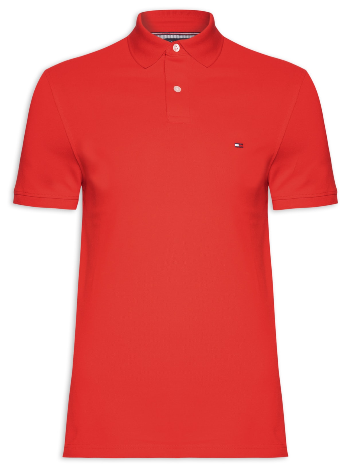 Polo Masculina 1985 Regular Fit Algodão Orgânico - Vermelho