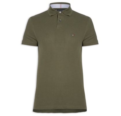 Polo Masculina 1985 Regular Fit Algodão  - Verde