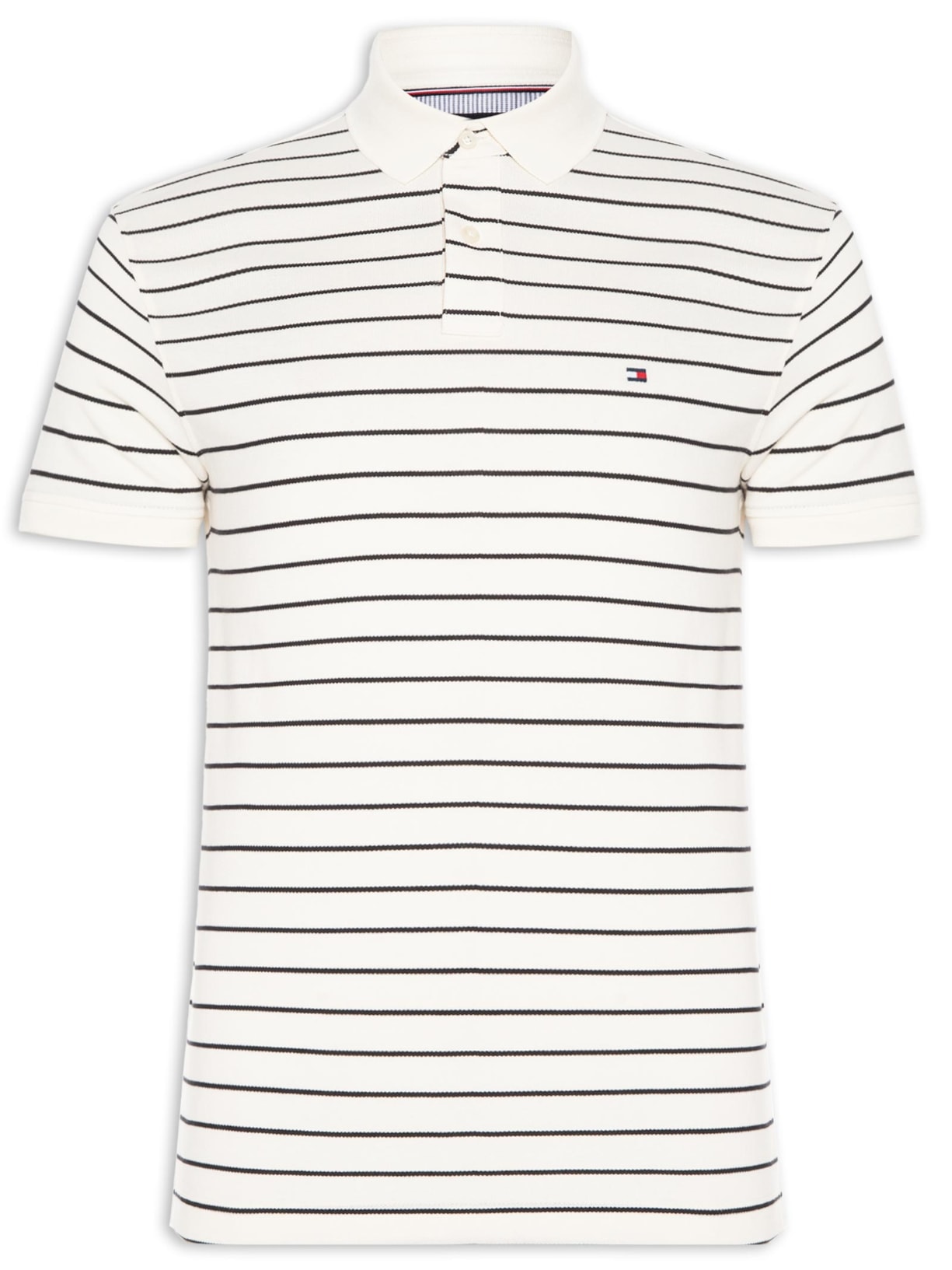 Polo Masculina 1985 Regular Fit Com Logo No Peito - Branco