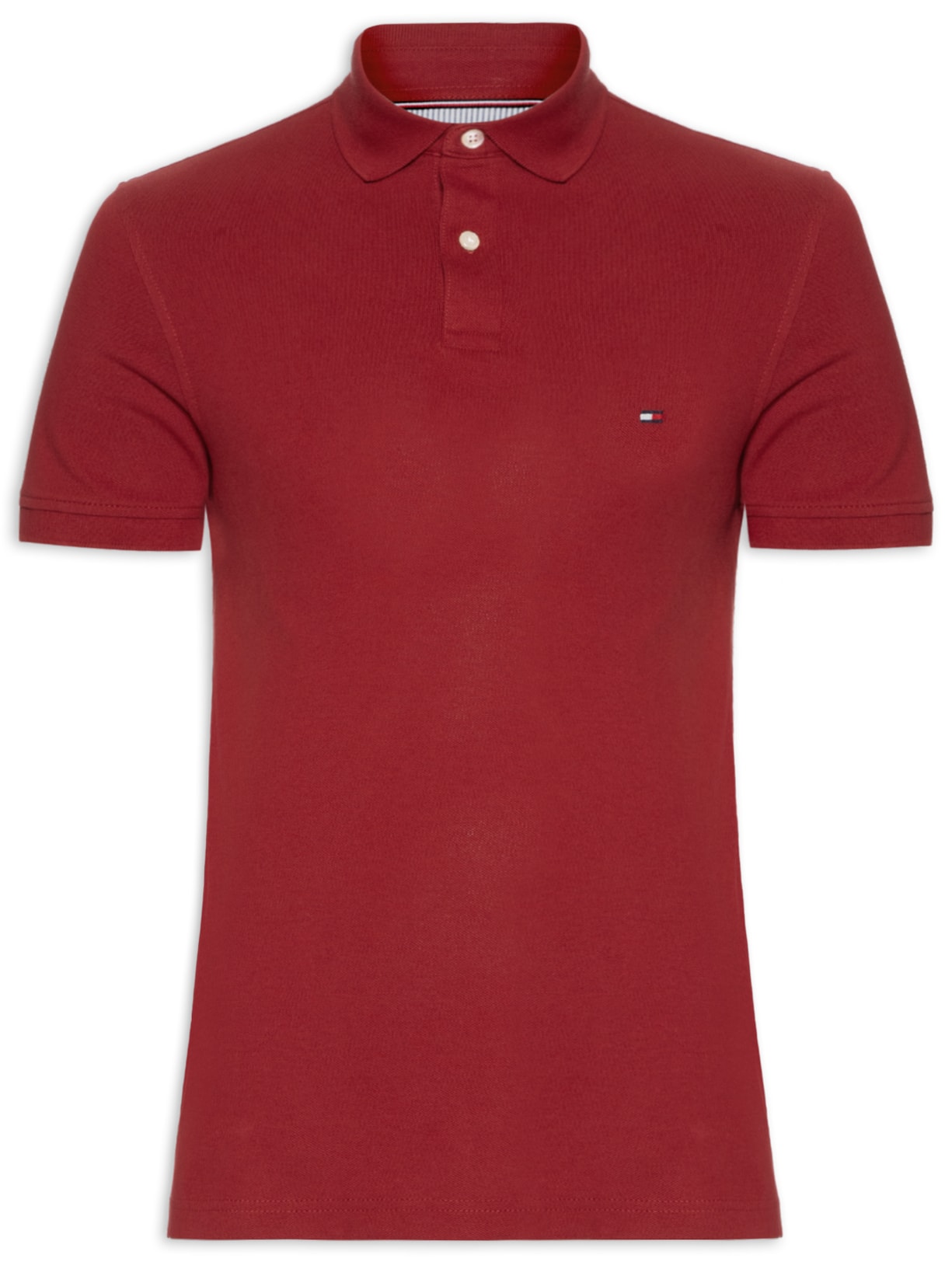 Polo Masculina 1985 Regular Fit Em Algodão - Vermelho