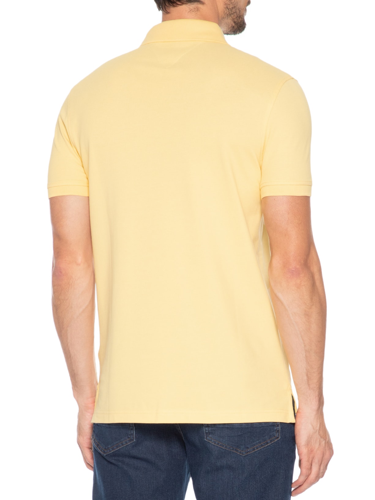 Polo Masculina 1985 Regular Fit – Amarelo Tommy Hilfiger