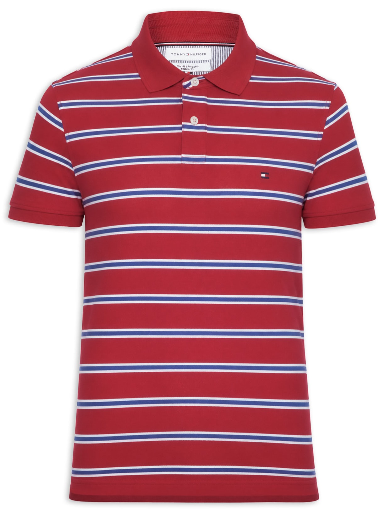 Polo Masculina 1985 Regular Fit – Vermelho Tommy Hilfiger