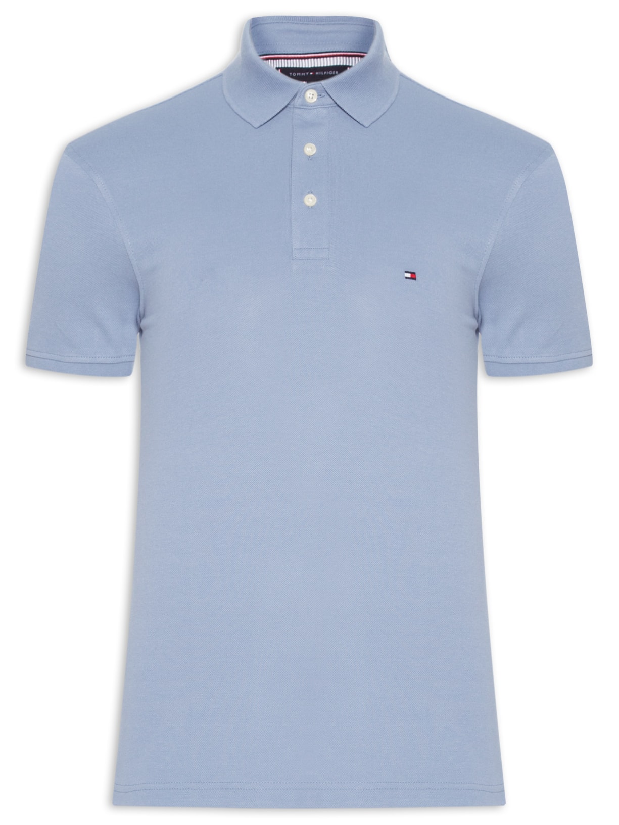 Polo Masculina 1985 Slim Fit Algodão Orgânico - Azul