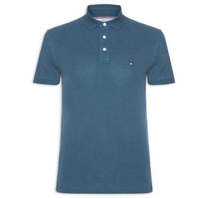 Polo Masculina 1985 Slim Fit – Azul