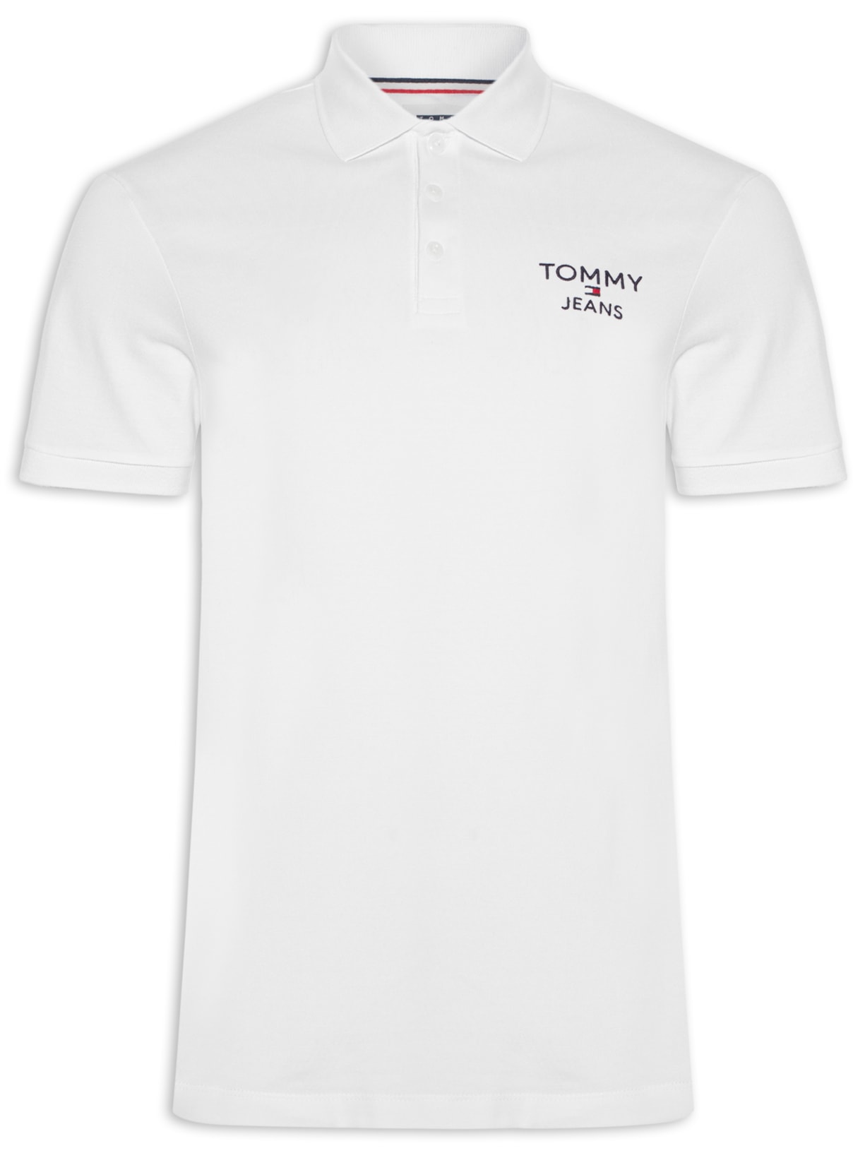 Polo Masculina AB Regular Corp Branco Tommy Jeans