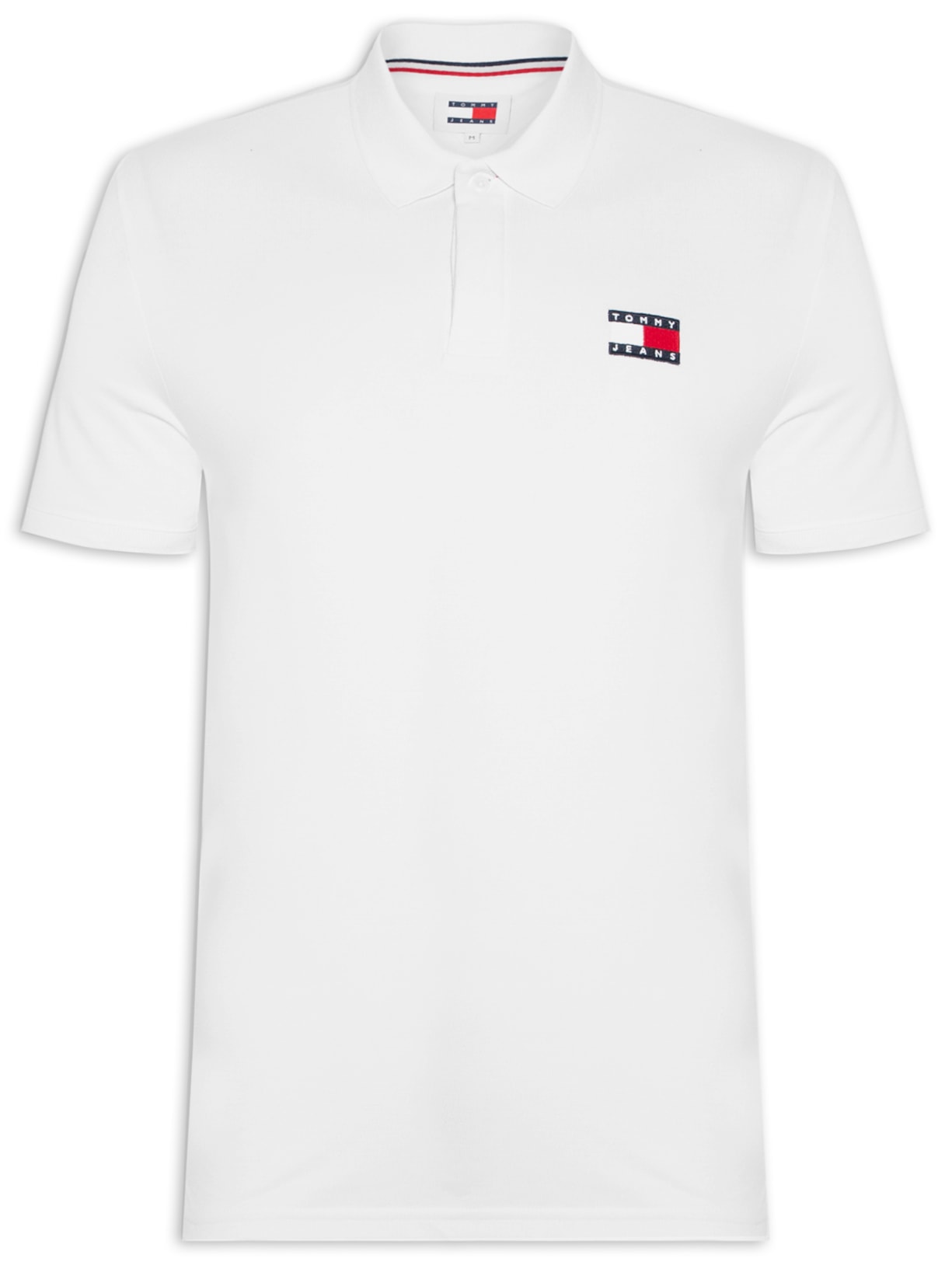Polo Masculina Ab Tjm Regular Badge - Branco