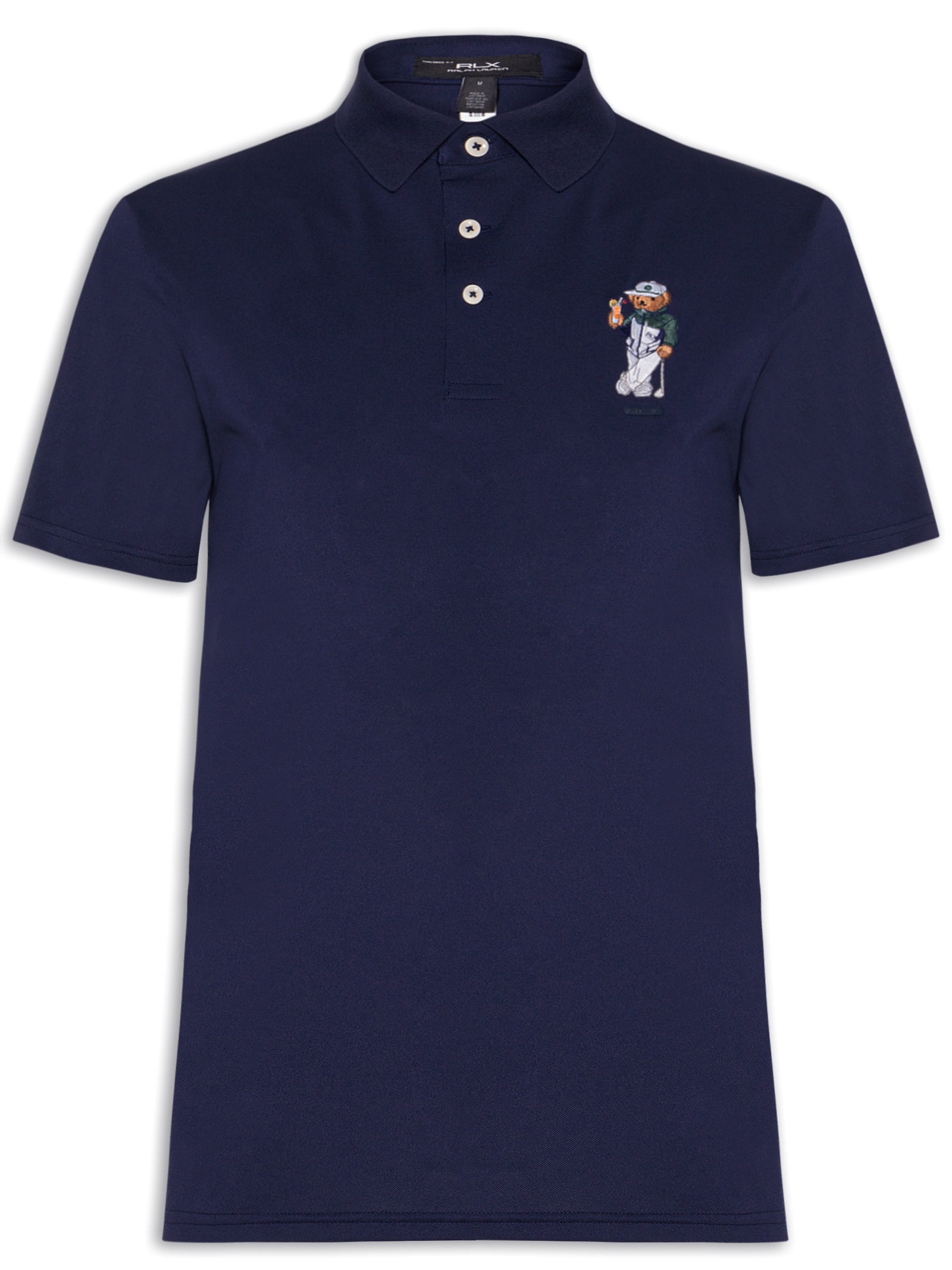 ★POLO GOLF ★Ralph Lauren Polo Masculina Air Tech Piquet Golf - Azul - Polo Ralph Lauren