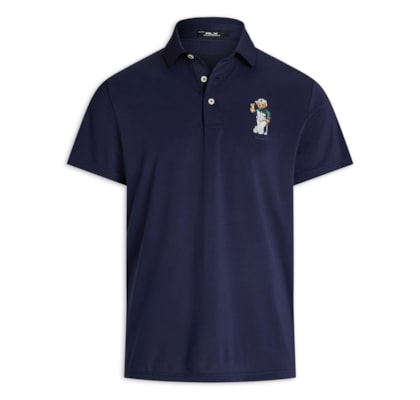 Polo Masculina Air Tech Piquet Golf - Azul