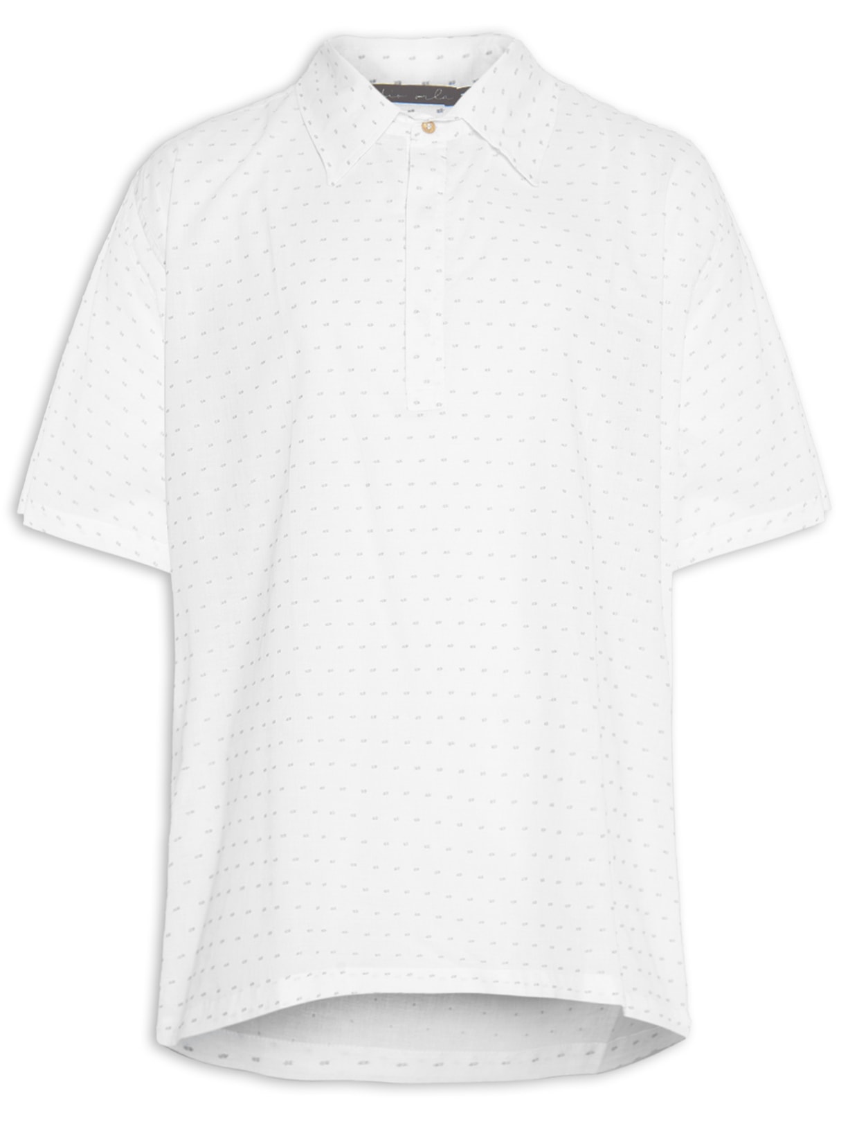 Polo Masculina Algodão Belagio - Branco