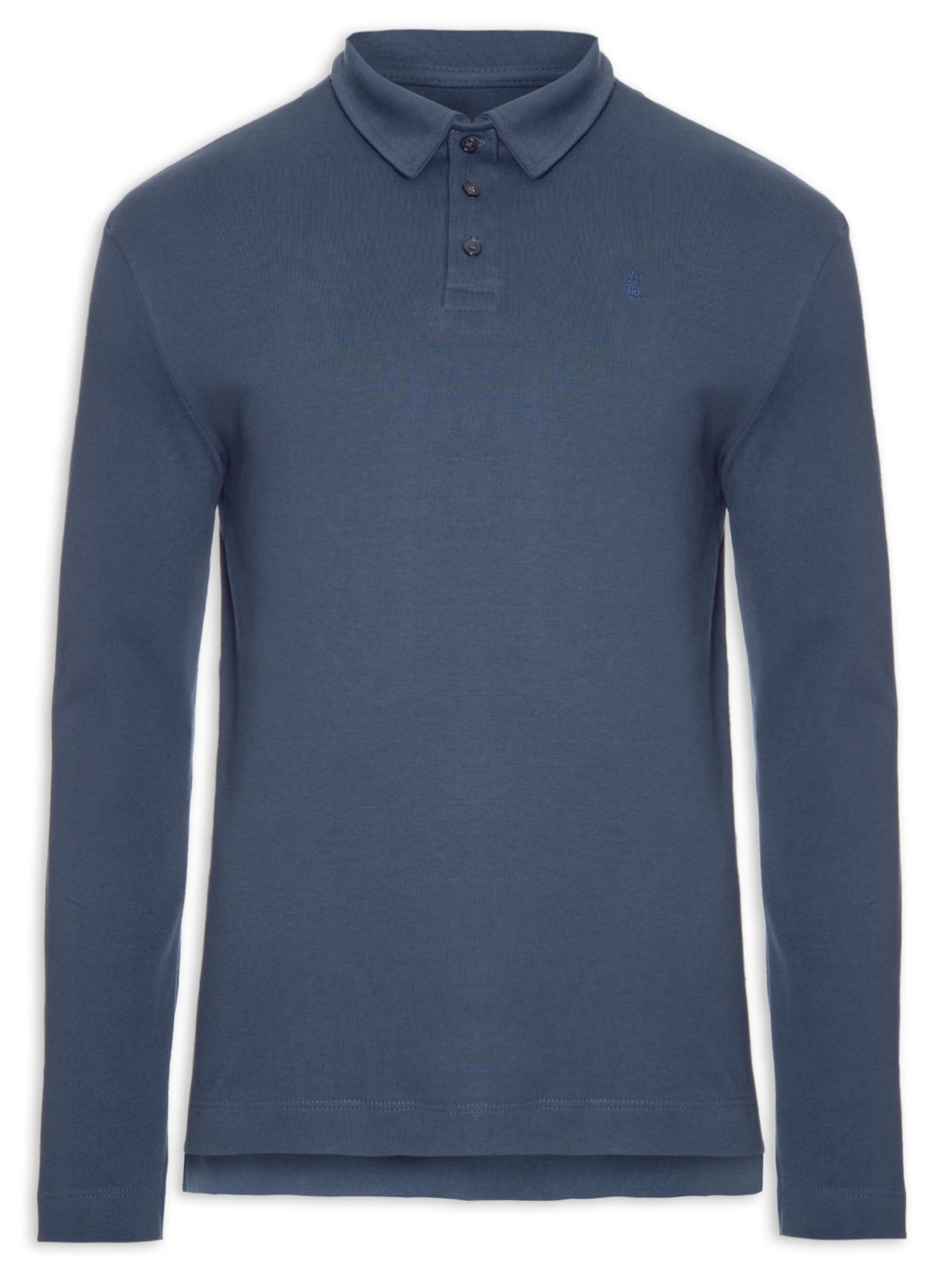 Polo Masculina Algodão Egípcio - Azul