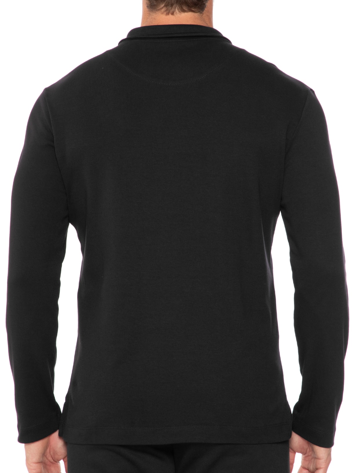 Polo Masculina Algodão Egípcio Preto Sergio K