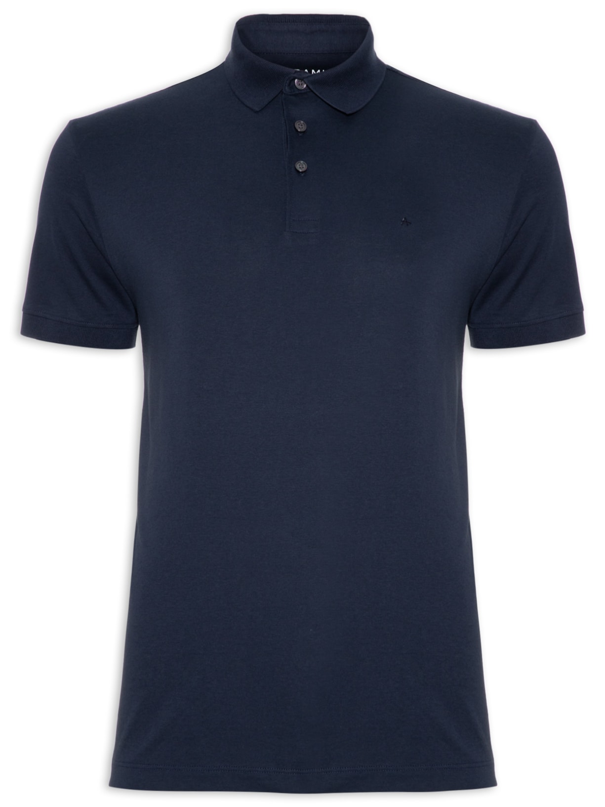 Polo Masculina Algodão Peruano Premium Surton - Azul