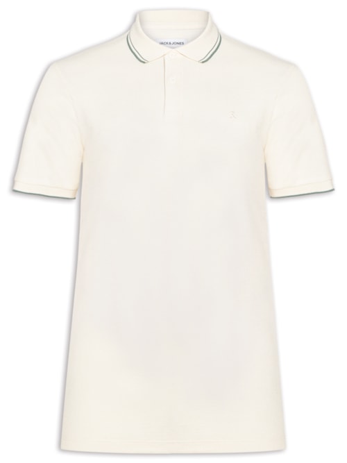 Polo Masculina Austin Com Friso - Branco