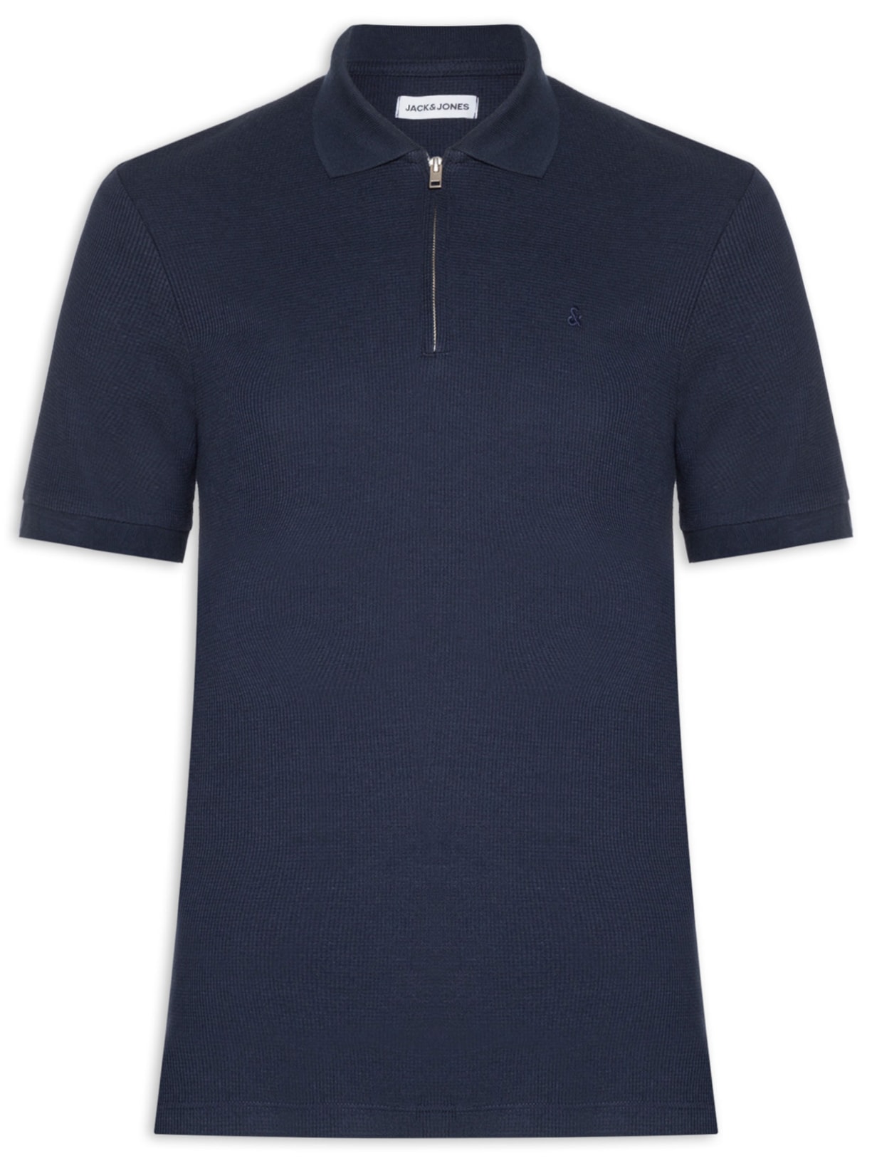 Polo Masculina Austin Half Zip - Azul