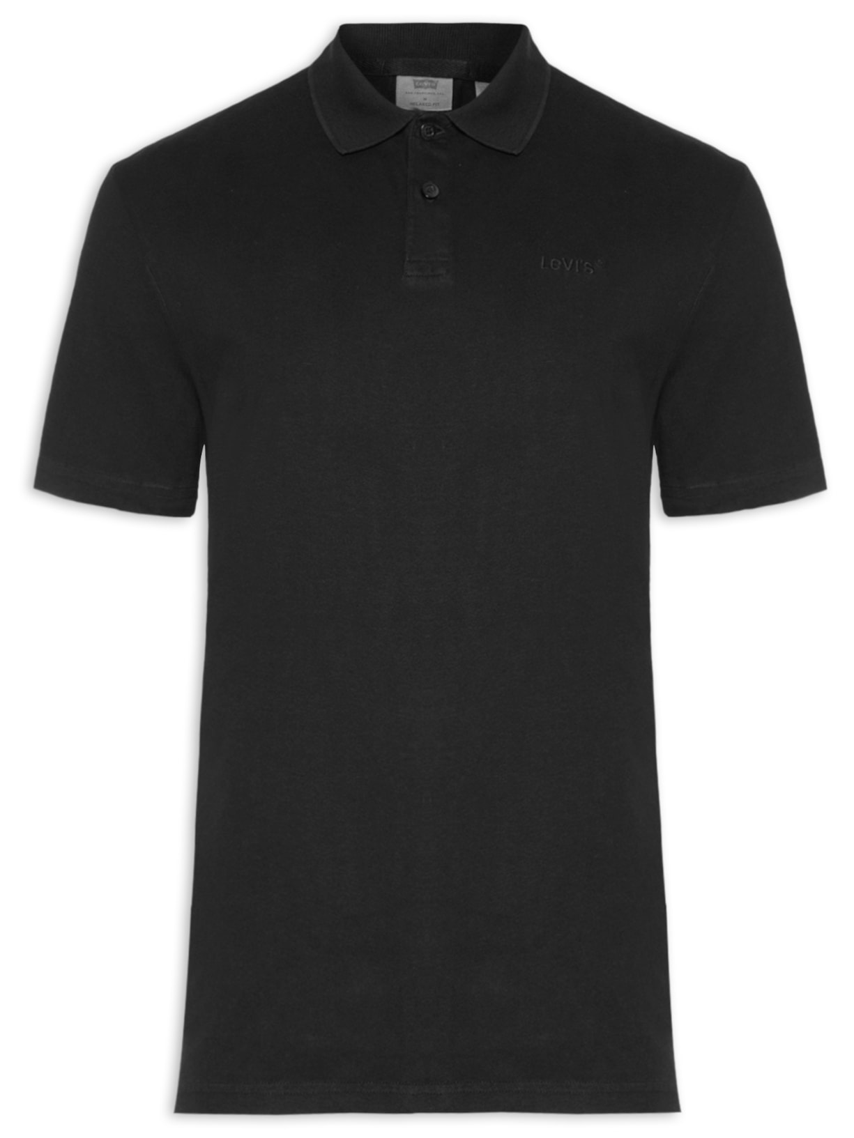 Polo Masculina Authentic - Preto