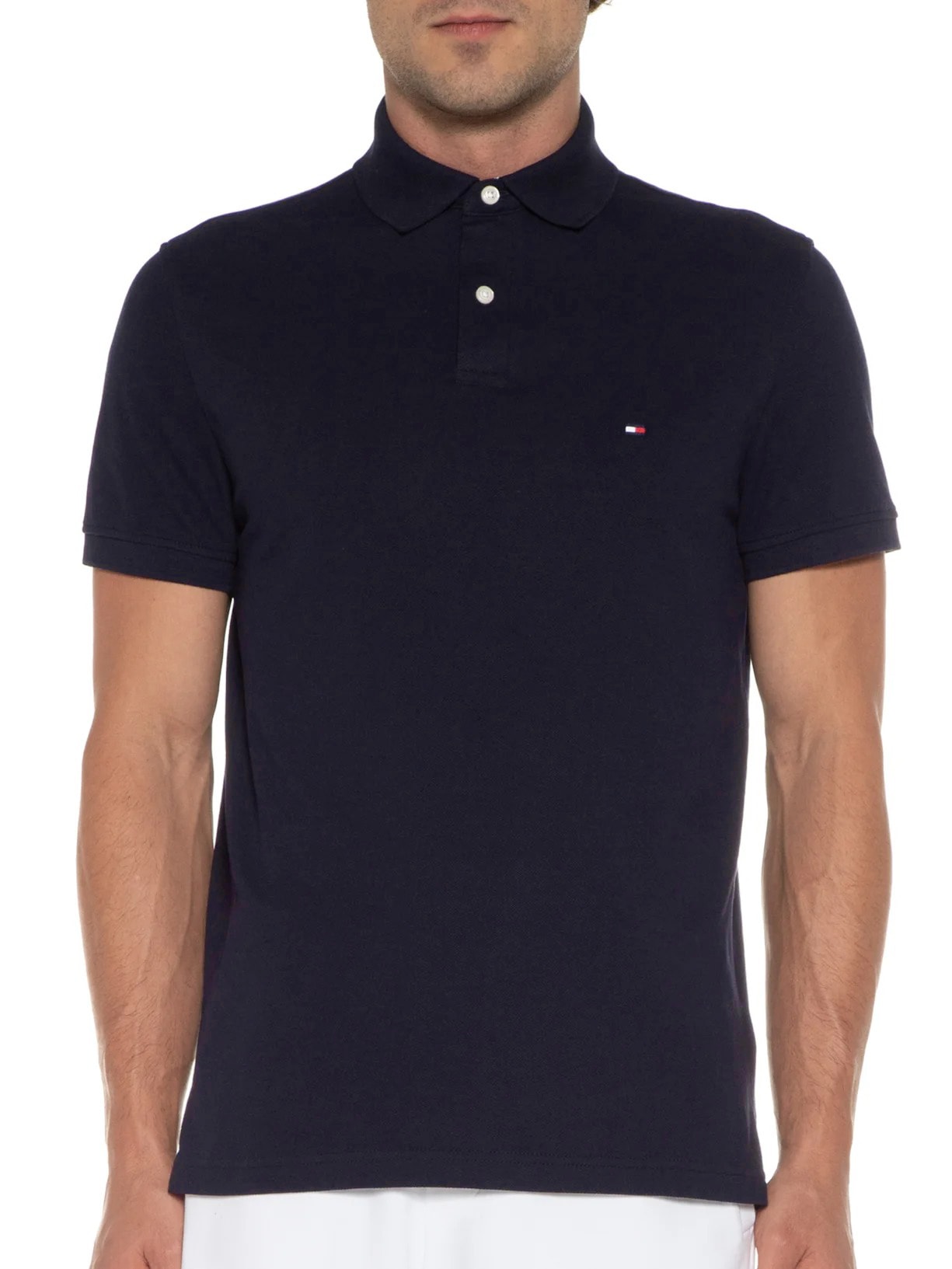 Polo Masculina Azul Tommy Hilfiger