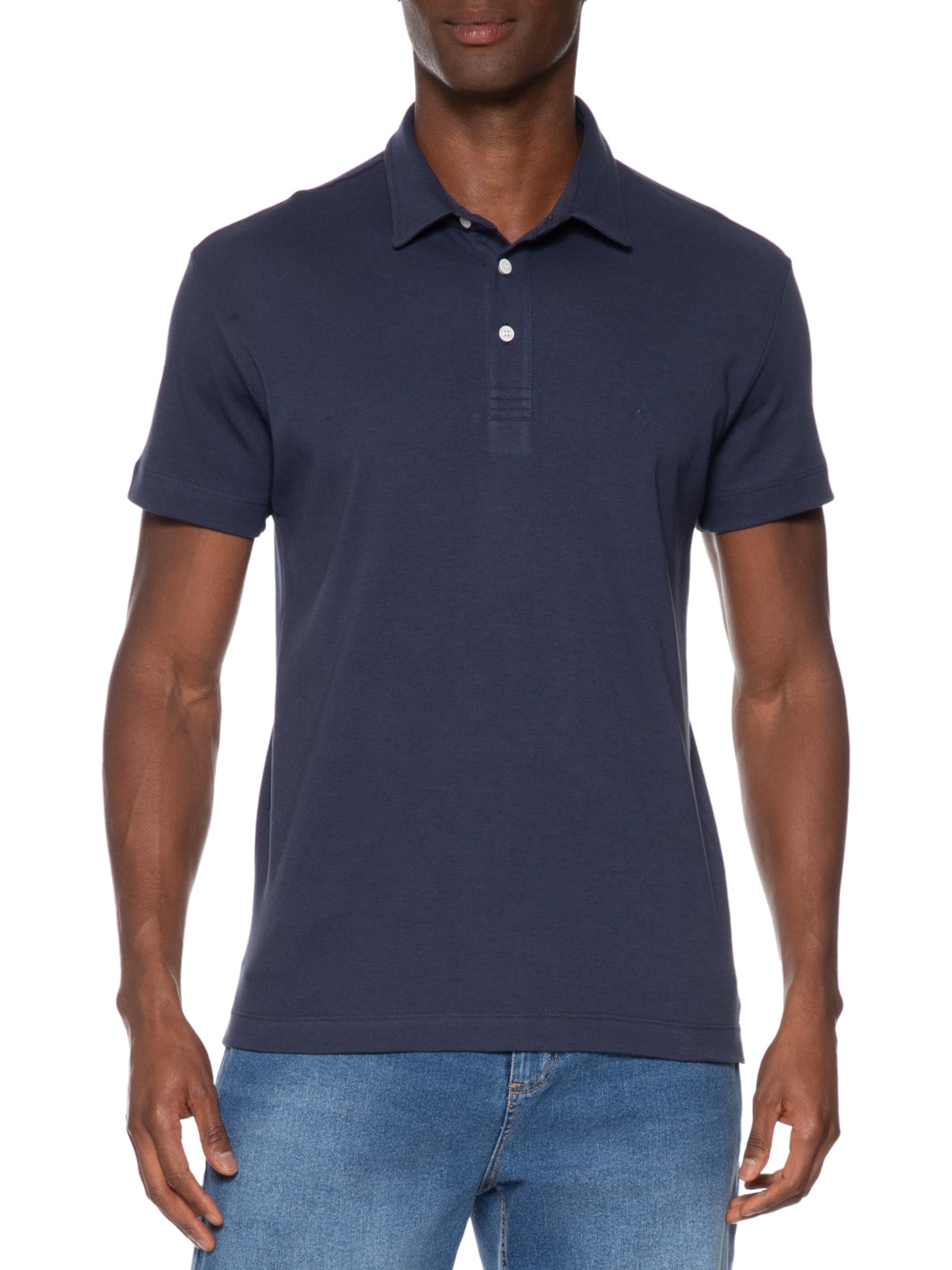 Polo Masculina Azul Forum