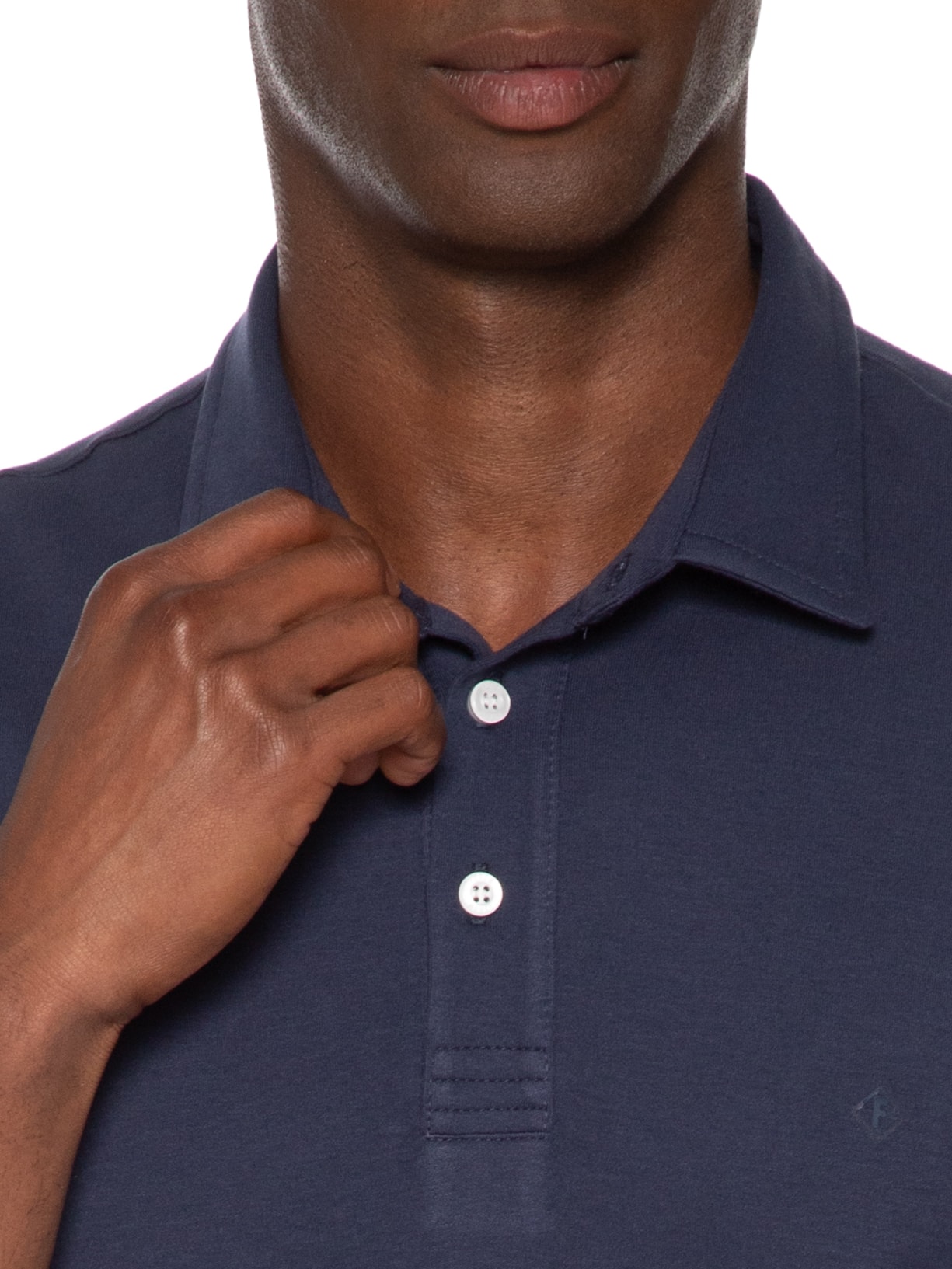 Polo Masculina Azul Forum