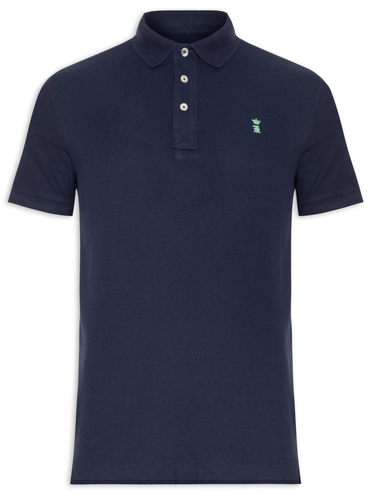 Polo Masculina Básica - Azul
