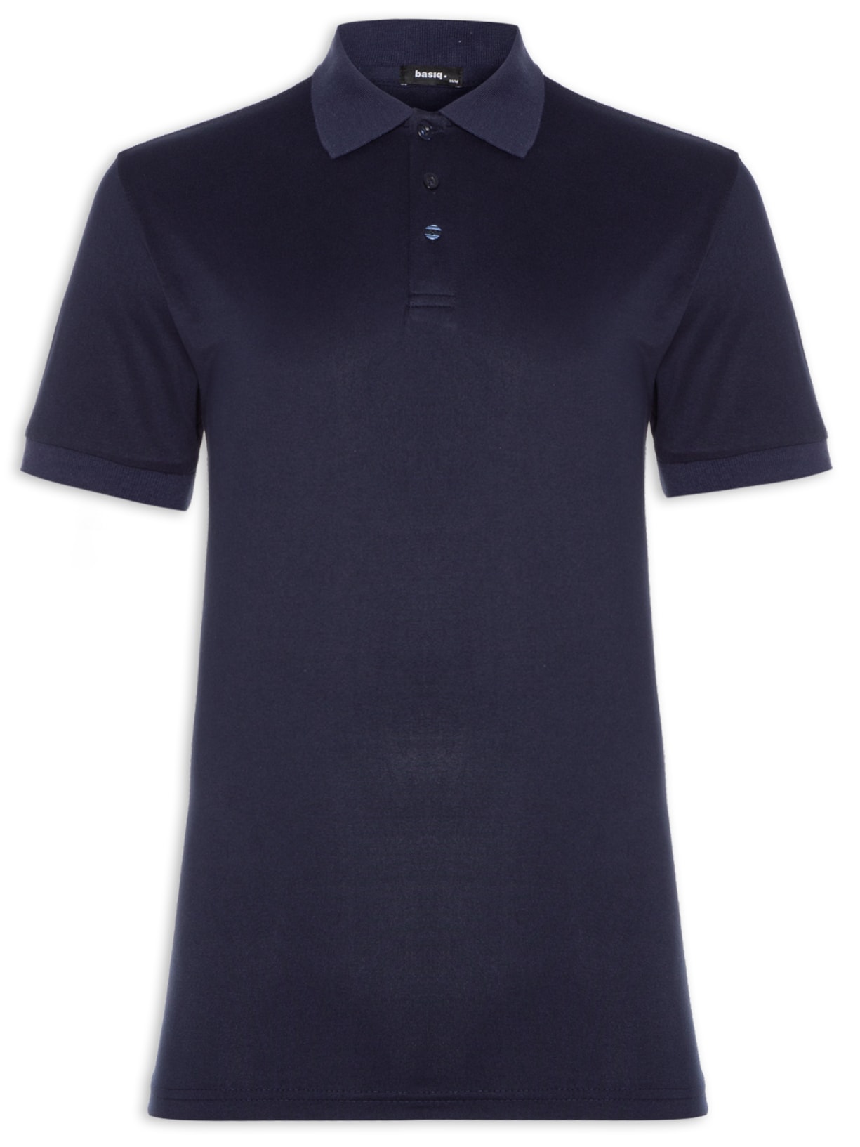 Polo Masculina Básica - Azul