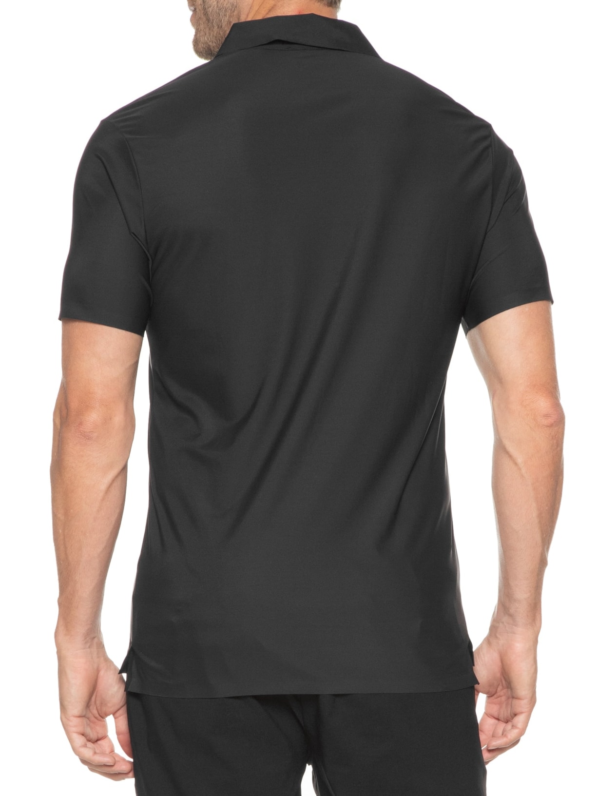 Polo Masculina Básica Color Preto  '2 Essential