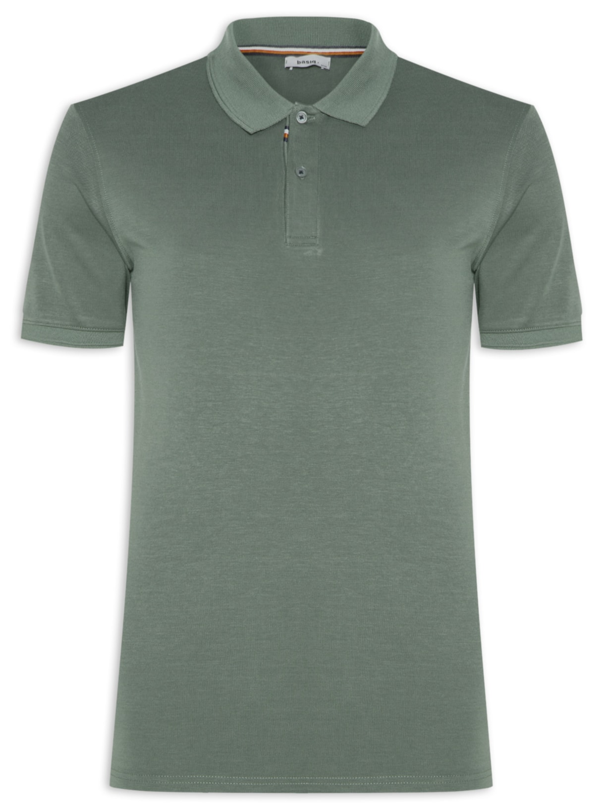 Polo Masculina Básica Color - Verde
