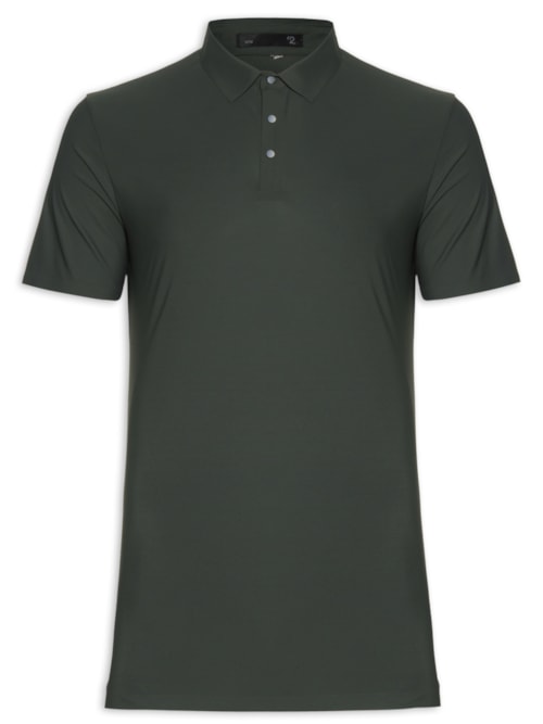Polo Masculina Básica Color - Verde