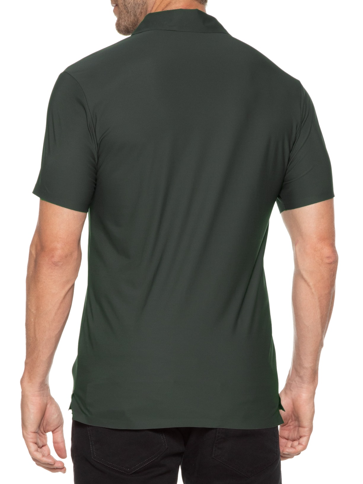 Polo Masculina Básica Color Verde '2 Essential