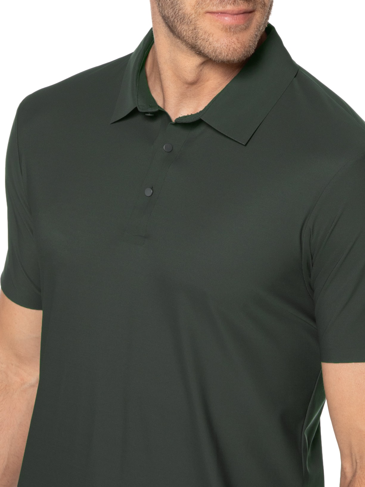 Polo Masculina Básica Color Verde '2 Essential