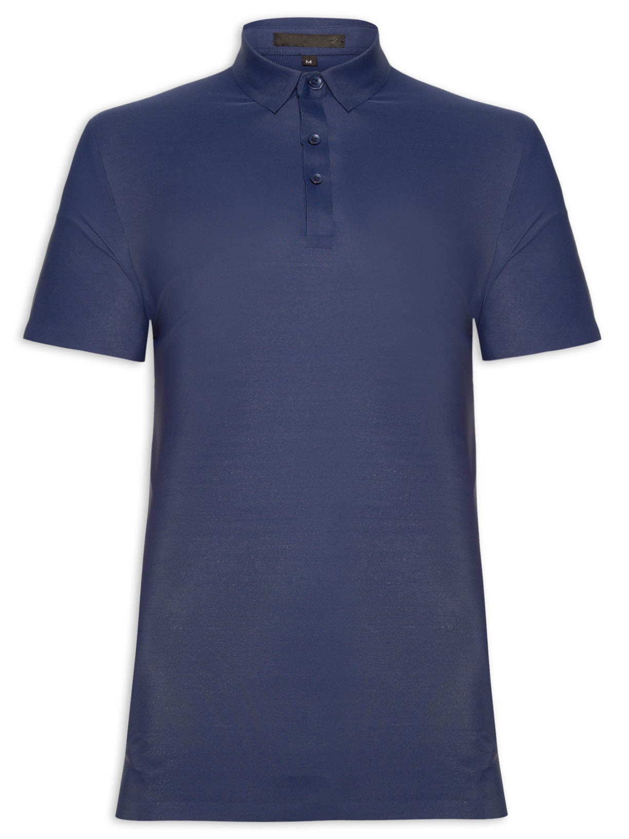 Polo Masculina Básica Comfy - Azul