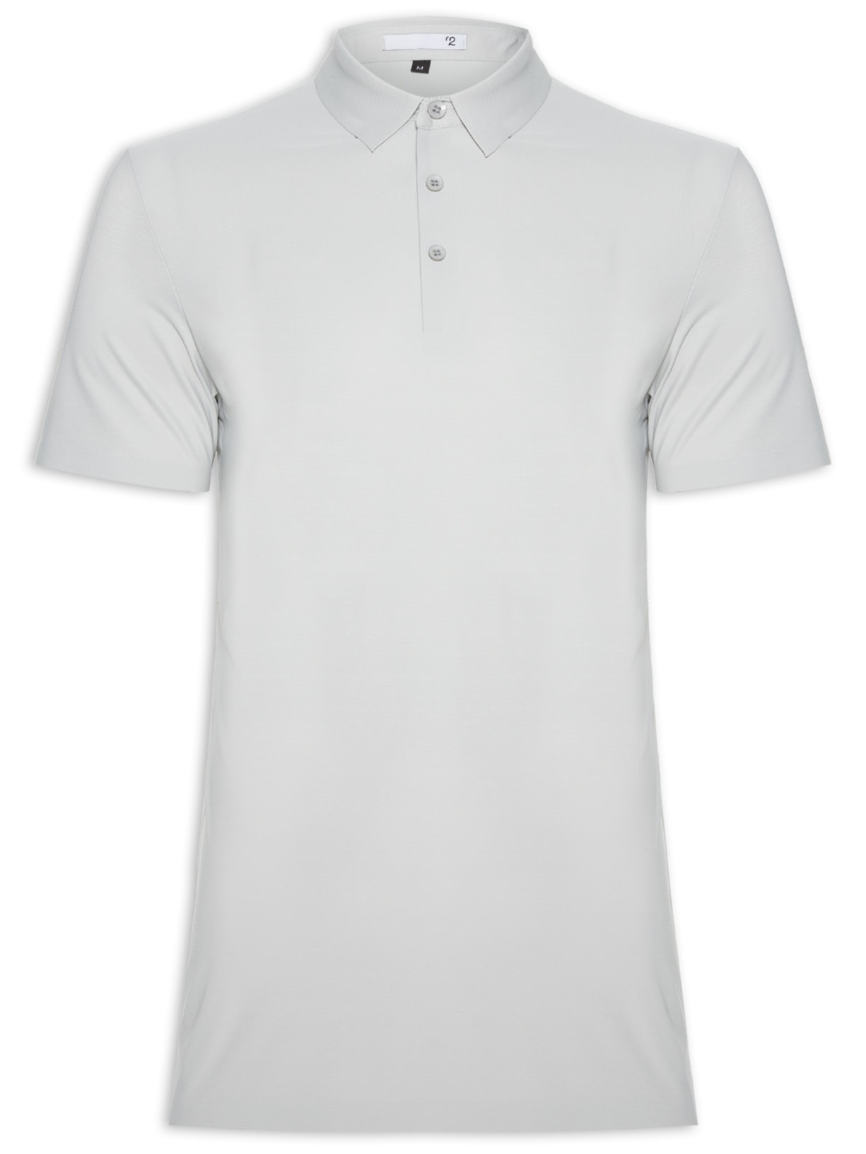 Polo Masculina Básica Comfy - Cinza