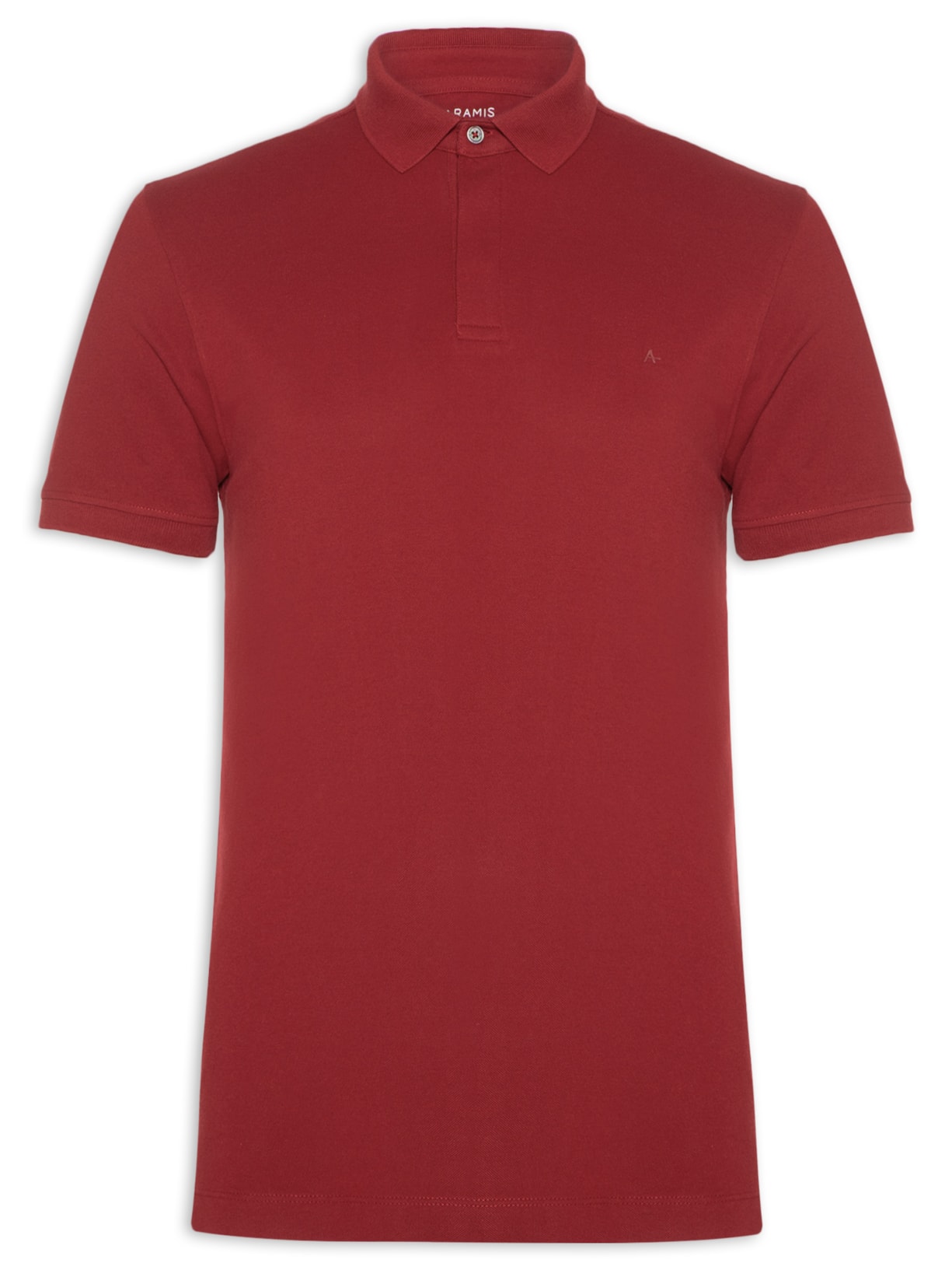 Polo Masculina Básica Em Piquet Colorfix - Vermelho